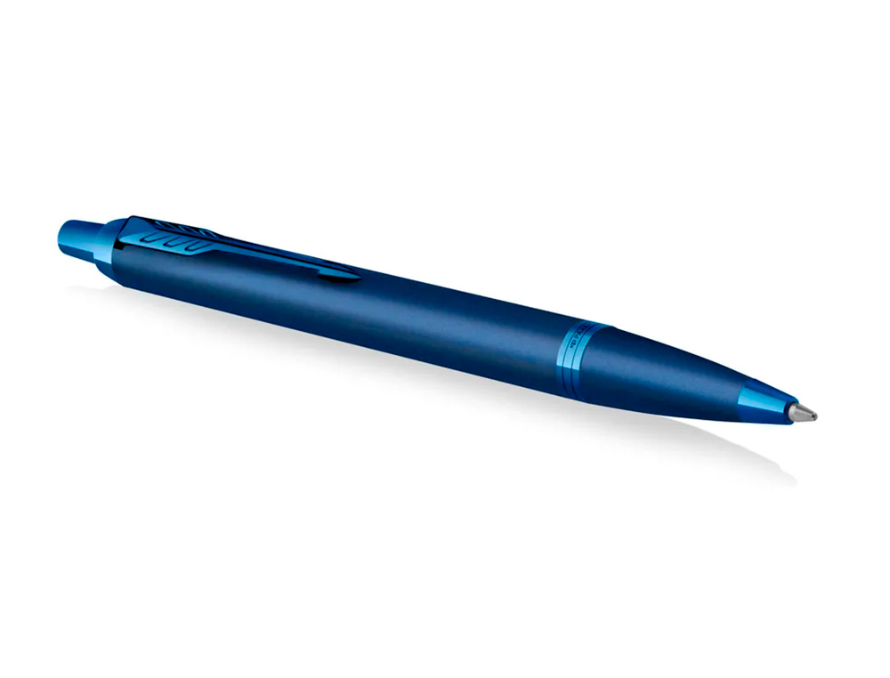 STYLO-BILLE PARKER IM MONOCHROME BLEU POINTE        MOYENNE ENCRE BLEU ETUI       CADEAU