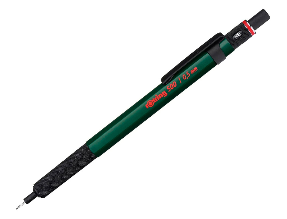 PORTEMINE ROTRING 500 COLORIS VERT 0,5MM