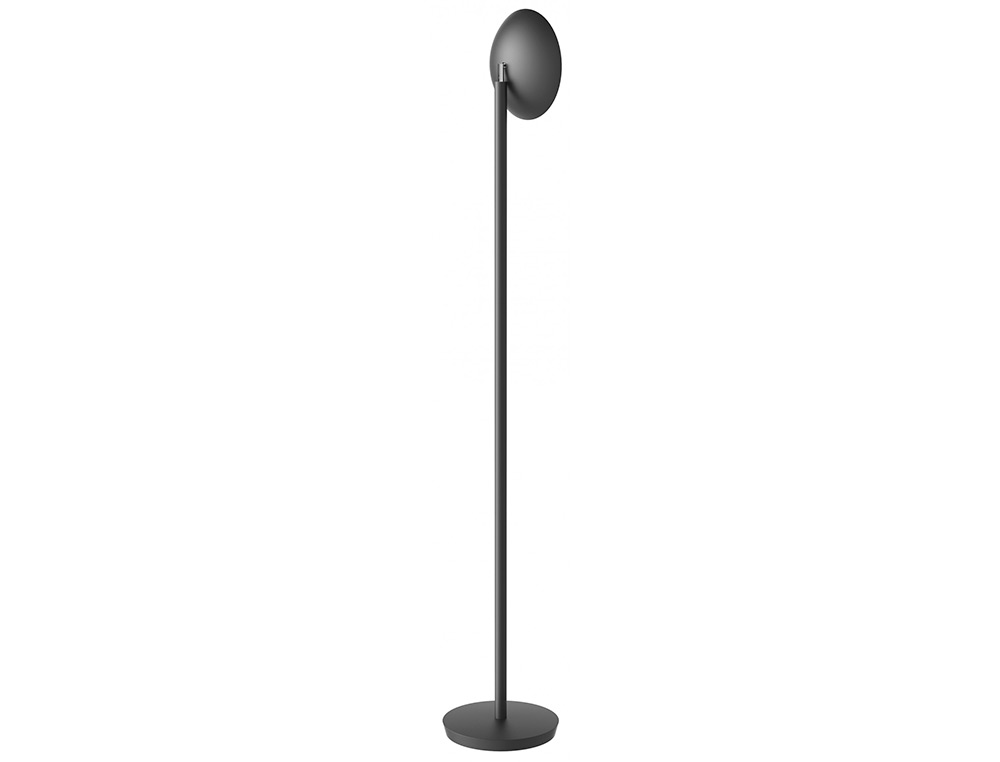 LAMPE LED ALBA EN ACIER H 185CM X BASE 31CM NOIR