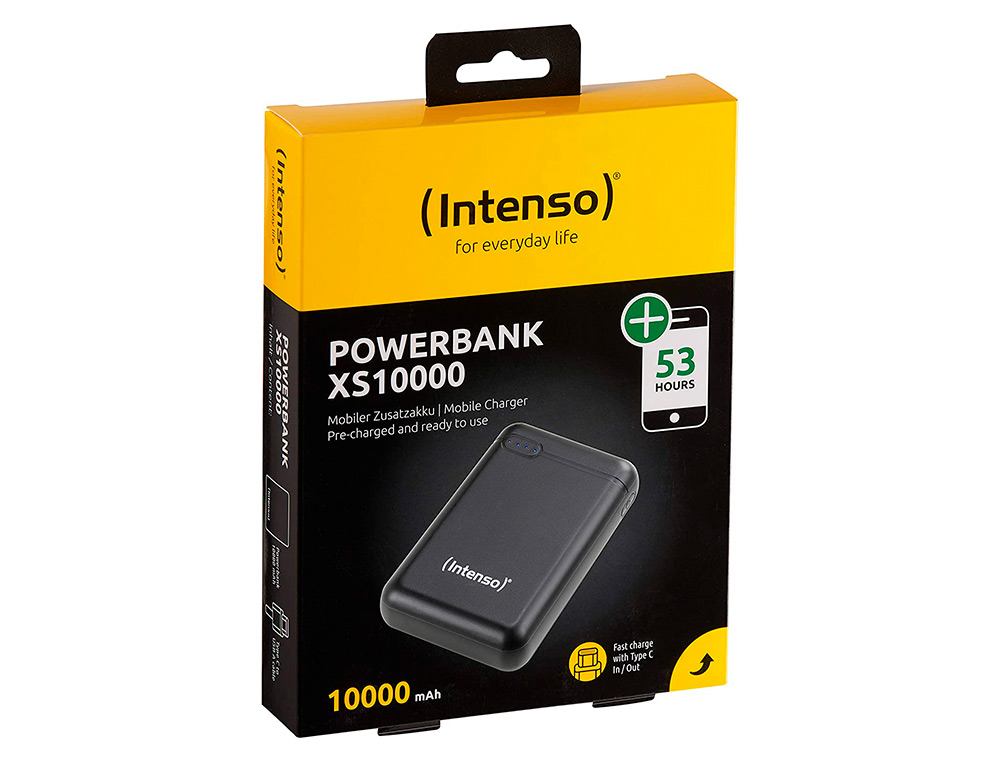 CABLE USB A POWER BANK TYPE C XS 10000 COLORIS NOIR