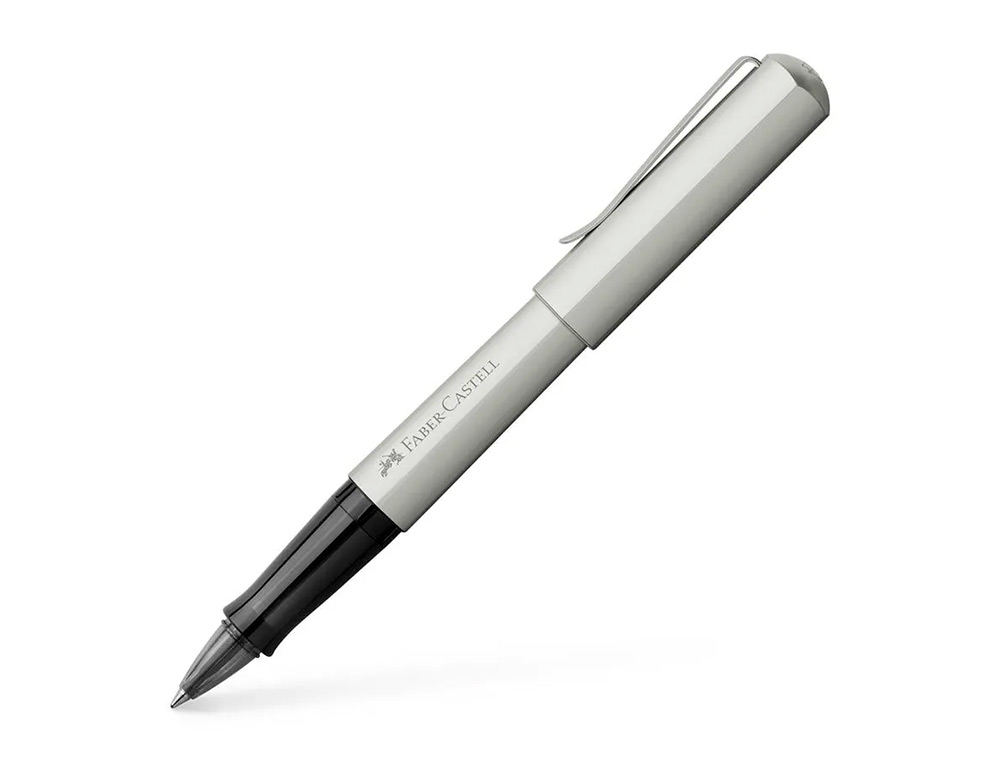 ROLLER FABER CASTELL HEXO POINTE CERAMIQUE ALUMINIUM    ARGENT MAT