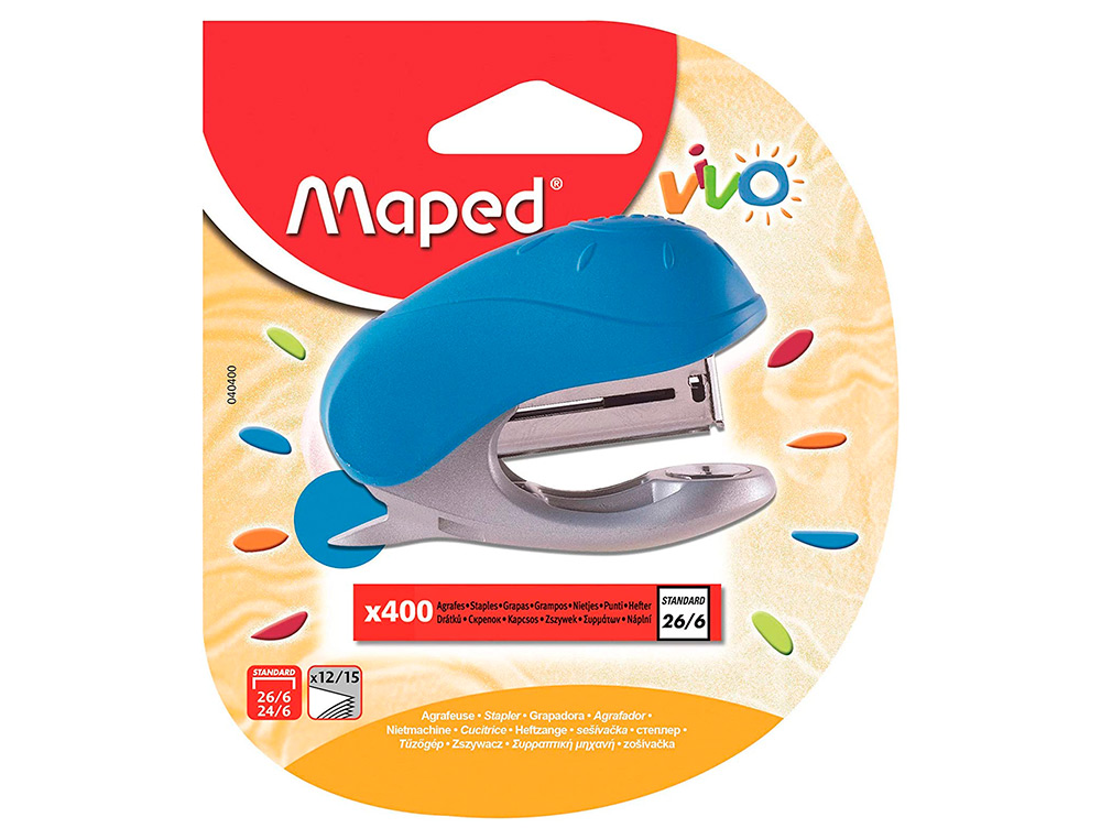 MINI AGRAFEUSE MAPED VIVO N10 400 AGRAFES EN BLISTER