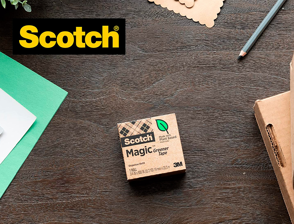 DEVIDOIR SCOTCH C18 NOIR + ROULEAU SCOTH MAGIC TAPE 19MMX33M