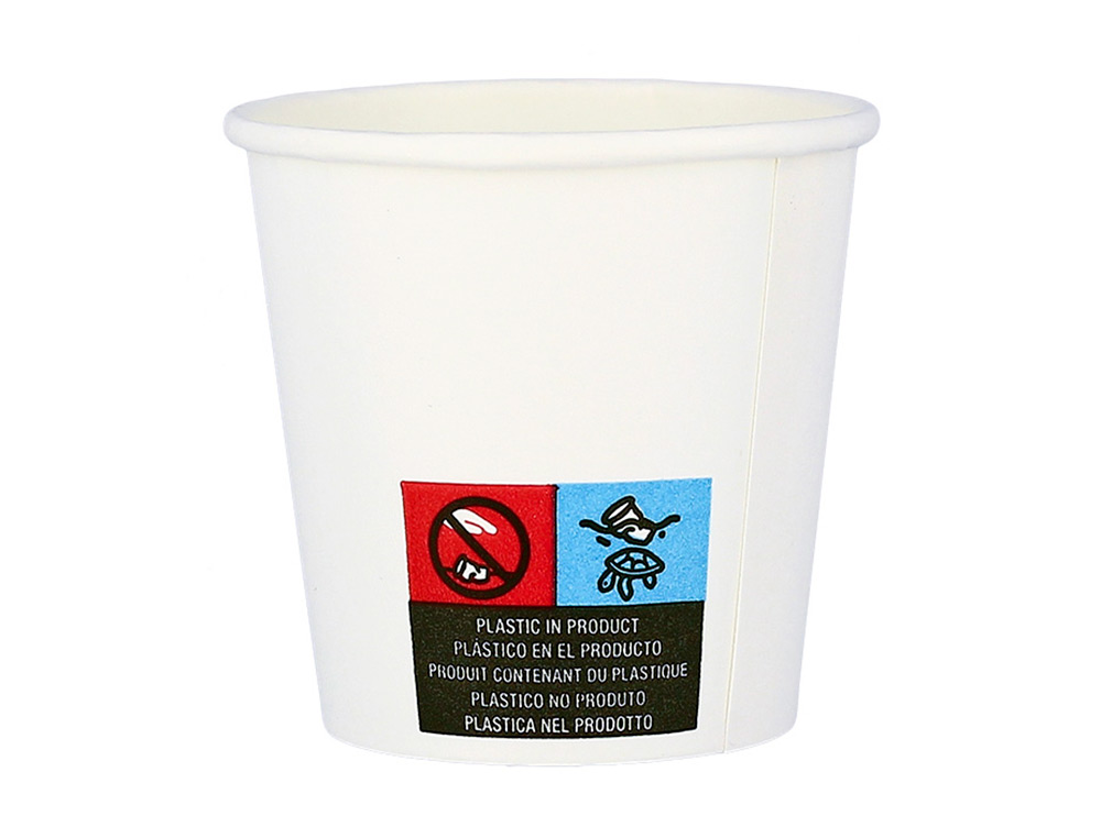 GOBELET EN CARTON COLDIS DE CONTENANCE 10CL PAQUET DE 50 BLANC 42158