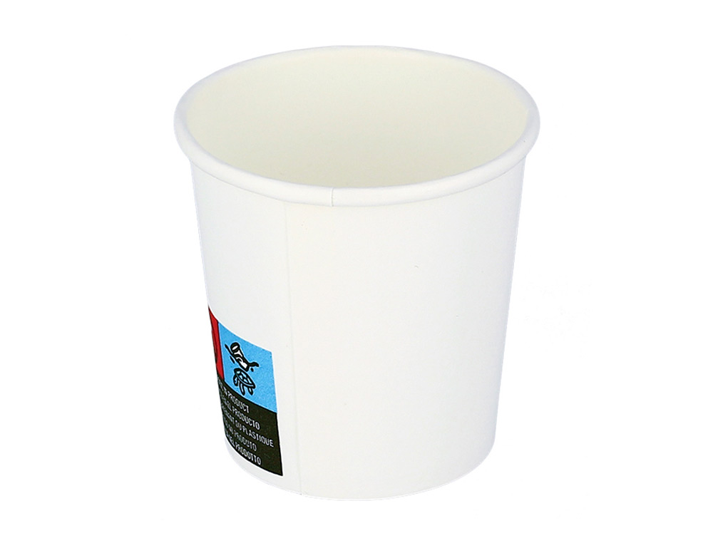 GOBELET EN CARTON COLDIS DE CONTENANCE 10CL PAQUET DE 50 BLANC 42158