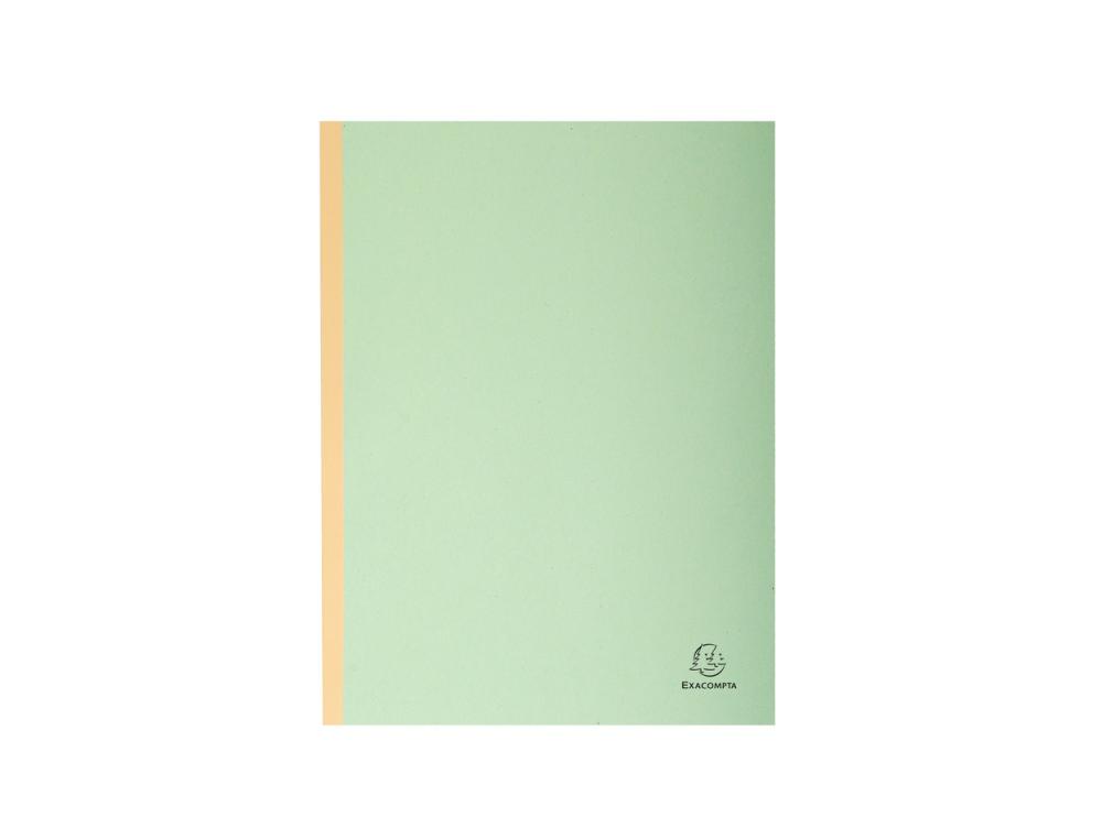 CHEMISE EXACOMPTA CARTE 240X320MM 320G DOCUMENTS A4 210X297MM SOUFFLET DOS TOILE 30MM COLORIS VERT PAQUET 25 UNITES