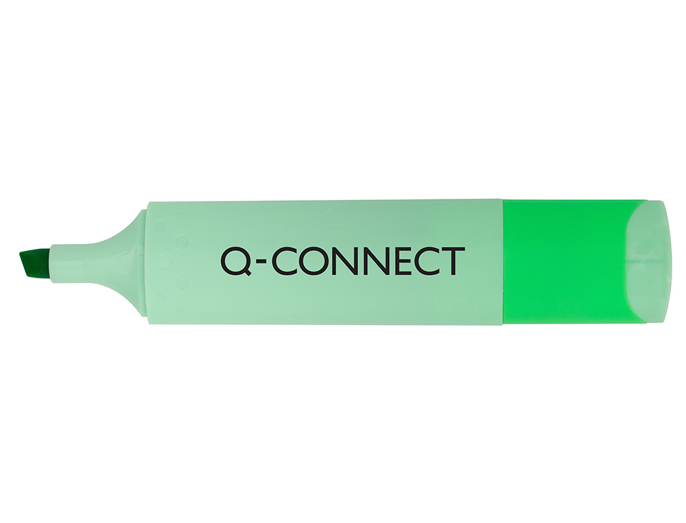 SURLIGNEUR Q-CONNECT FLUORESCENT POINTE BISEAUTEE ETUI DE BUREAU 23 UNITES COLORIS ASSORTIS