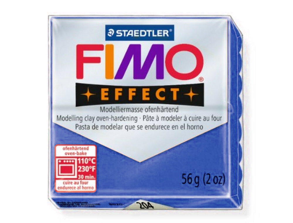 PÂTE À MODELER FIMO SOFT COLORIS BLEU PACIFIQUE PAIN 57G