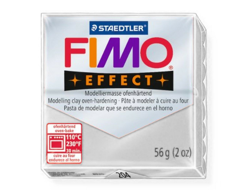 PÂTE À MODELER FIMO SOFT COLORIS GRIS PAIN 57G