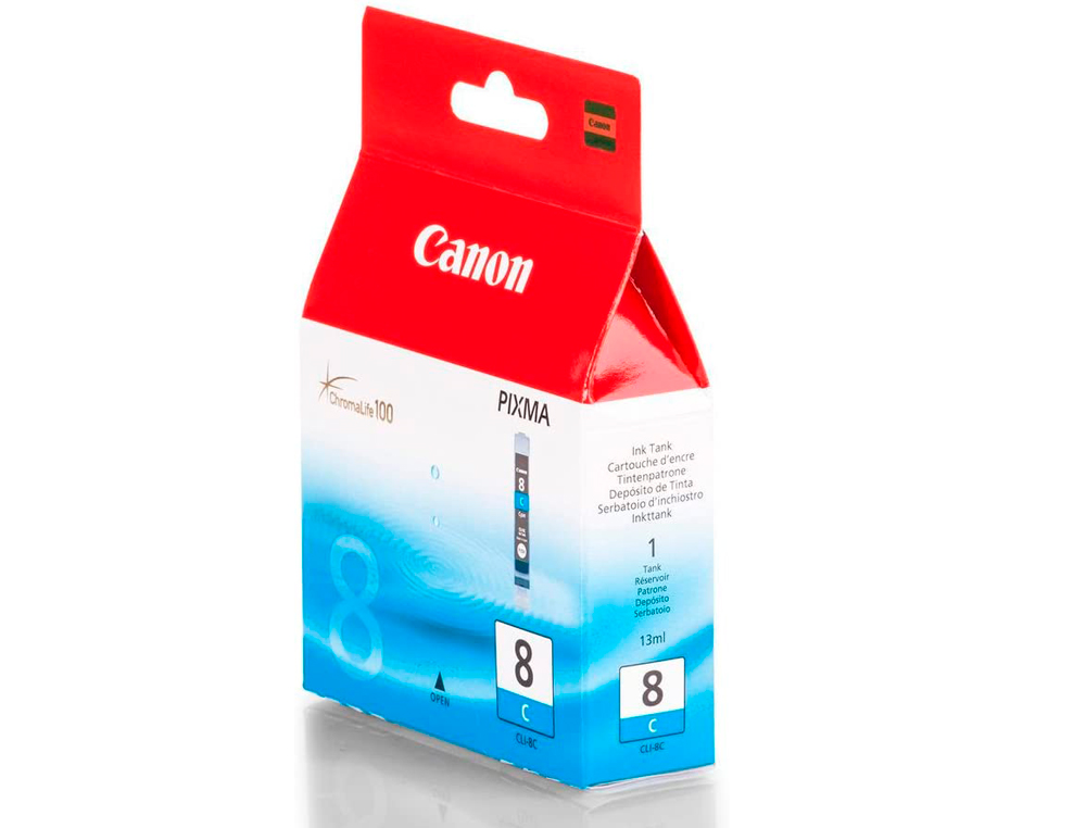 CARTOUCHE CANON JET D'ENCRE 0621 B001-CLI8C COULEUR CYAN 420P