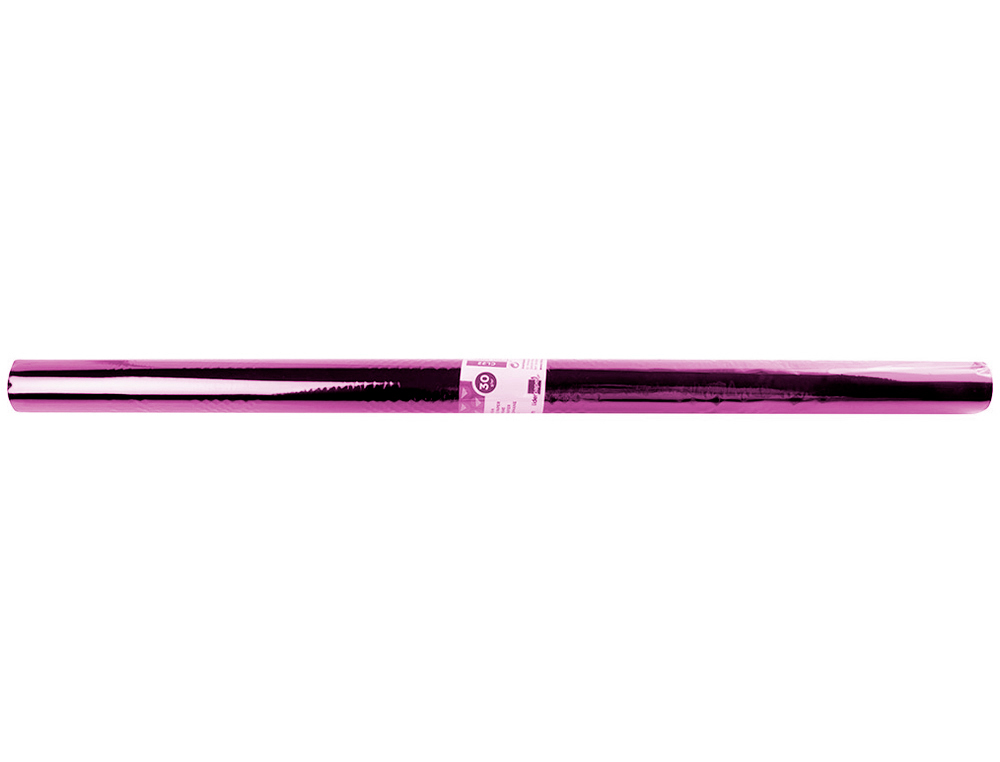 PAPIER CELLOPHANE LIDERPAPEL COLORIS ROSE ROULEAU 0.60X10M