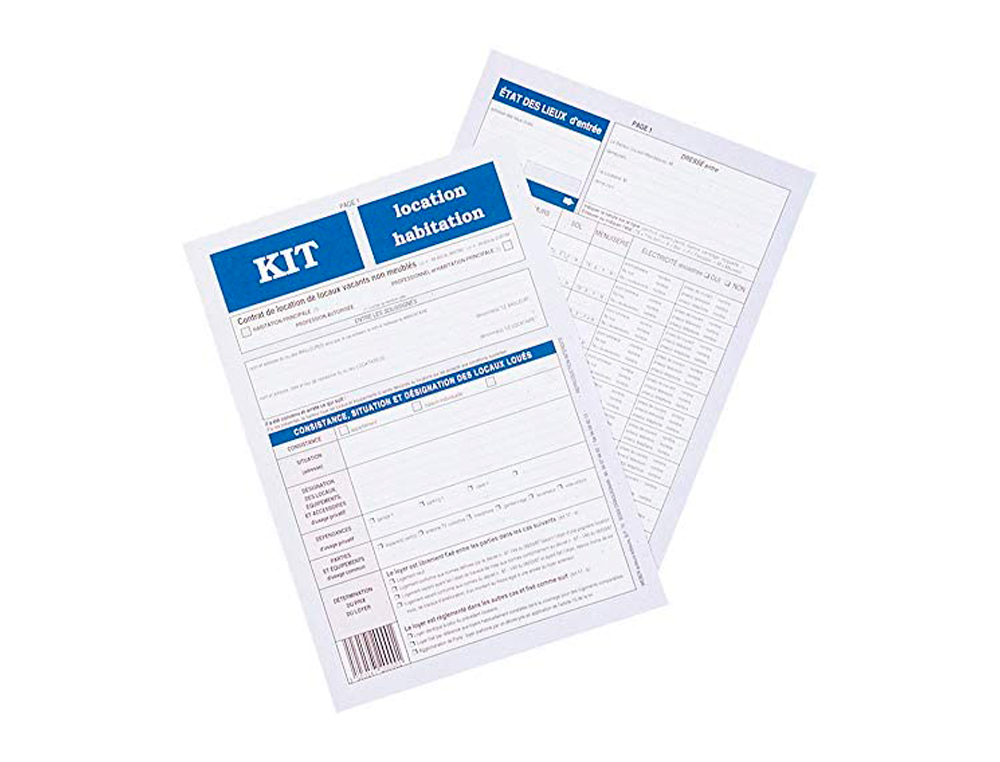 KIT CONTRAT LOCATION HABITATION VIDE WEBER DIFFUSION 8 PAGES LOCATION CAUTION ÉTAT LIEUX ENTRÉE ET SORTIE
