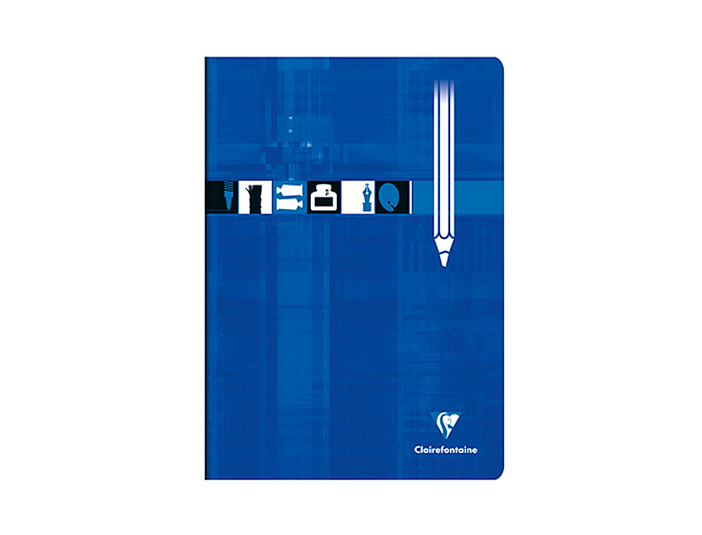 CAHIER DESSIN PIQUÉ CLAIREFONTAINE EXTRA BLANC COUVERTURE PELLICULÉE A4 21X29,7CM 32 PAGES 125G UNI
