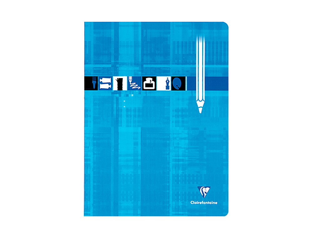 CAHIER DESSIN PIQUÉ CLAIREFONTAINE EXTRA BLANC COUVERTURE PELLICULÉE A4+ 24X32CM 32 PAGES 125G UNI