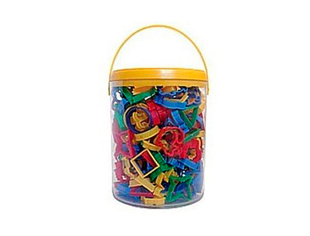 EMPORTE-PICES MAXI-SEAU 100 ANIMAUX 50 FORMES GOMTRIQUES 156 UNITS