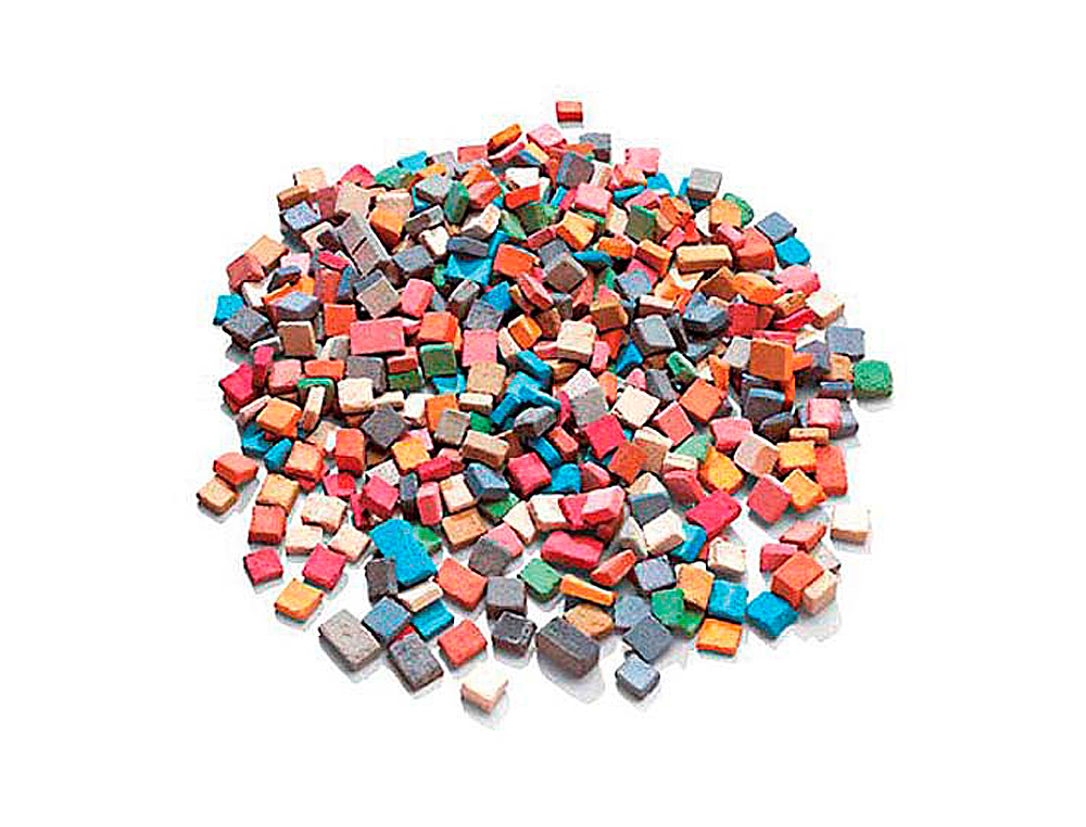 PICE MOSAQUE ANTIQUE FORME ET PAISSEUR IRRGULIRES SEAU 1KG