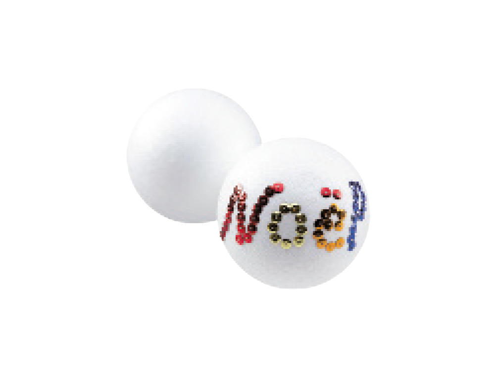 BOULE STYROPOR À DÉCORER DIAMÈTRE 60MM