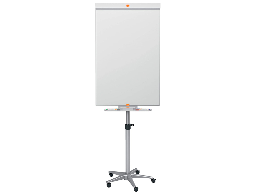 CHEVALET CONFÉRENCE NOBO BARRACUDA MOBILE SURFACE MAGNÉTIQUE ACIER TABLEAU EFFAÇABLE 70X100CM 5 ROULETTES
