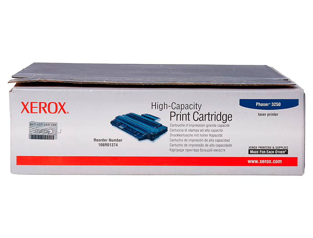 TONER LASER XEROX 106R01374 POUR XEROX PHASER 3250 COULEUR NOIR 5000P