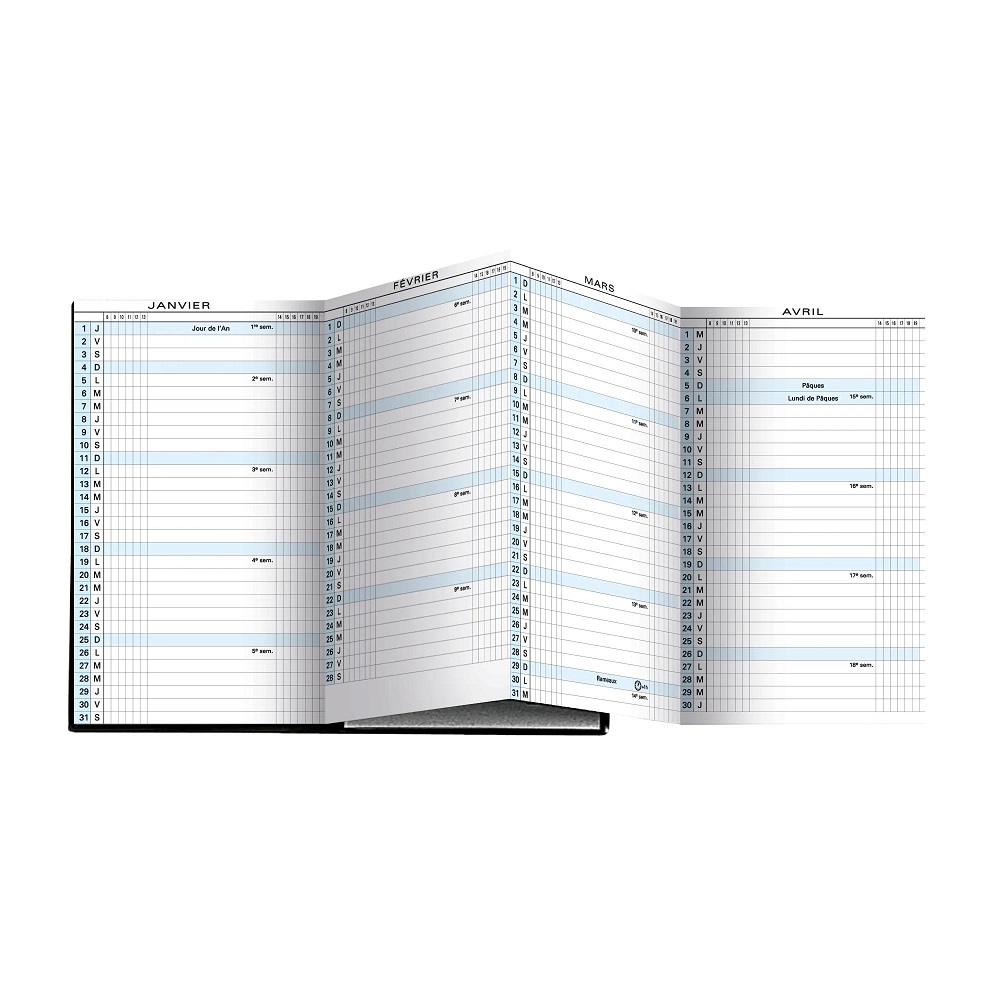 AGENDA EXACOMPTA PLANNING EXAPLAN 16 WINNER PLIAGE EN ACCORDON 90X160MM COLORIS ASSORTIS