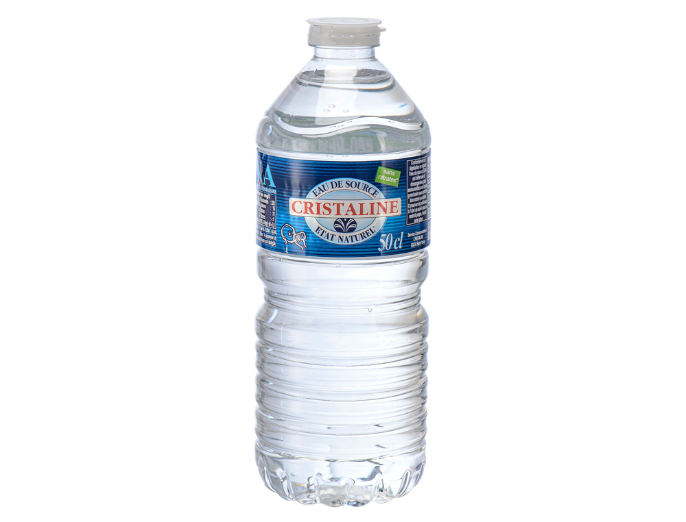 EAU PLATE CRISTALINE BOUTEILLE 50CL