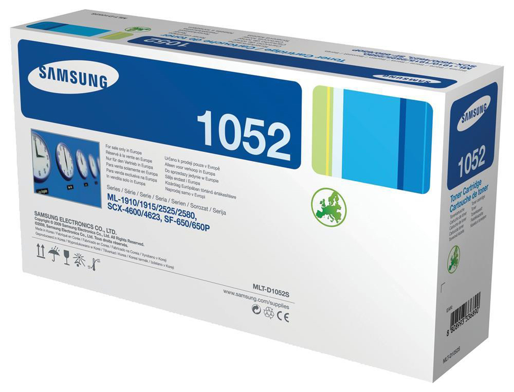 MONOBLOC SAMSUNG SU759A TONER TAMBOUR IMPRIMANTES MULTIFONCTIONS LASER MONOCHROMES MLT-D1052S COULEUR NOIR 1500P