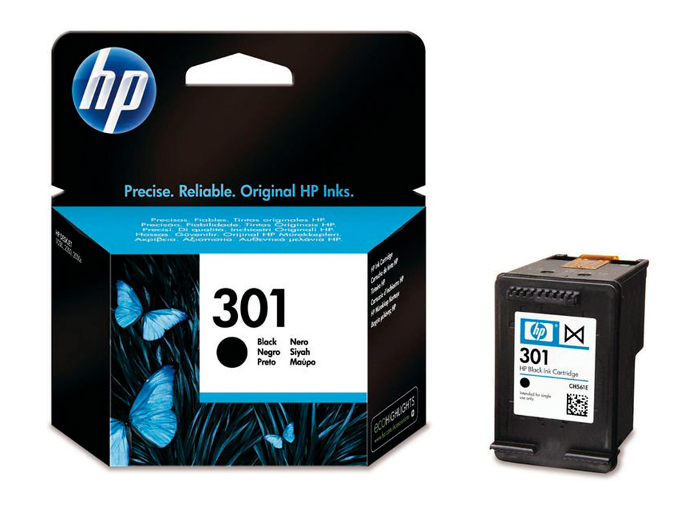 CARTOUCHE HP 301 JET D'ENCRE CH561EE COULEUR NOIR 190P