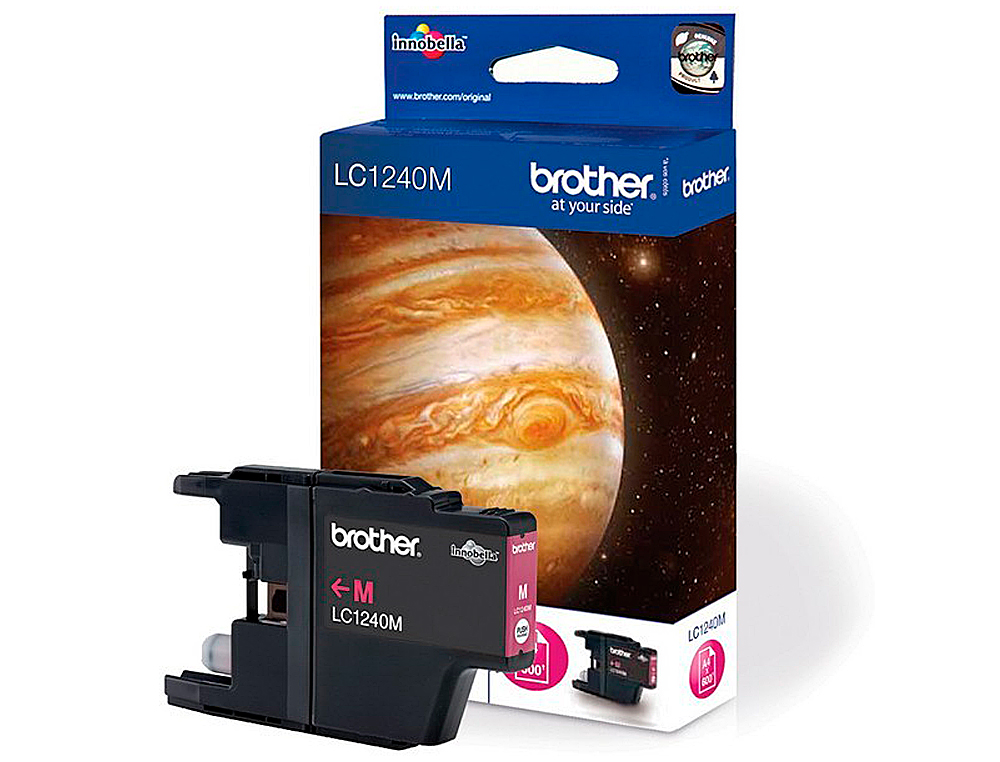 CARTOUCHE BROTHER JET D'ENCRE LC1240M COULEUR MAGENTA 600P