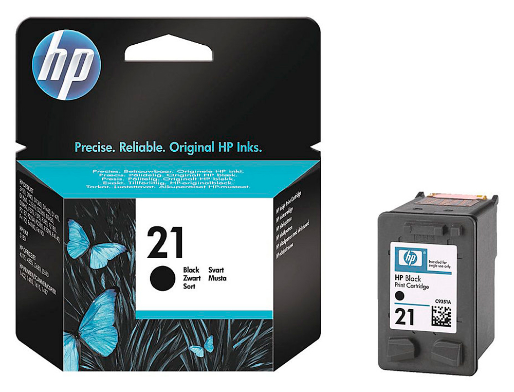 CARTOUCHE HP 21 JET D'ENCRE C9351AE COULEUR NOIR 140P