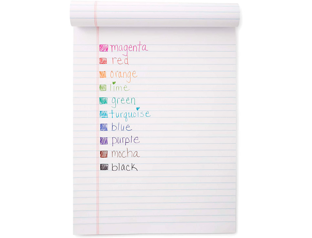 STYLO-BILLE PAPER MATE INKJOY 100 ÉCRITURE MOYENNE 0.7MM ULTRA DOUCE CORPS TRIANGULAIRE RÉSISTE BAVURES COLORIS BLEU