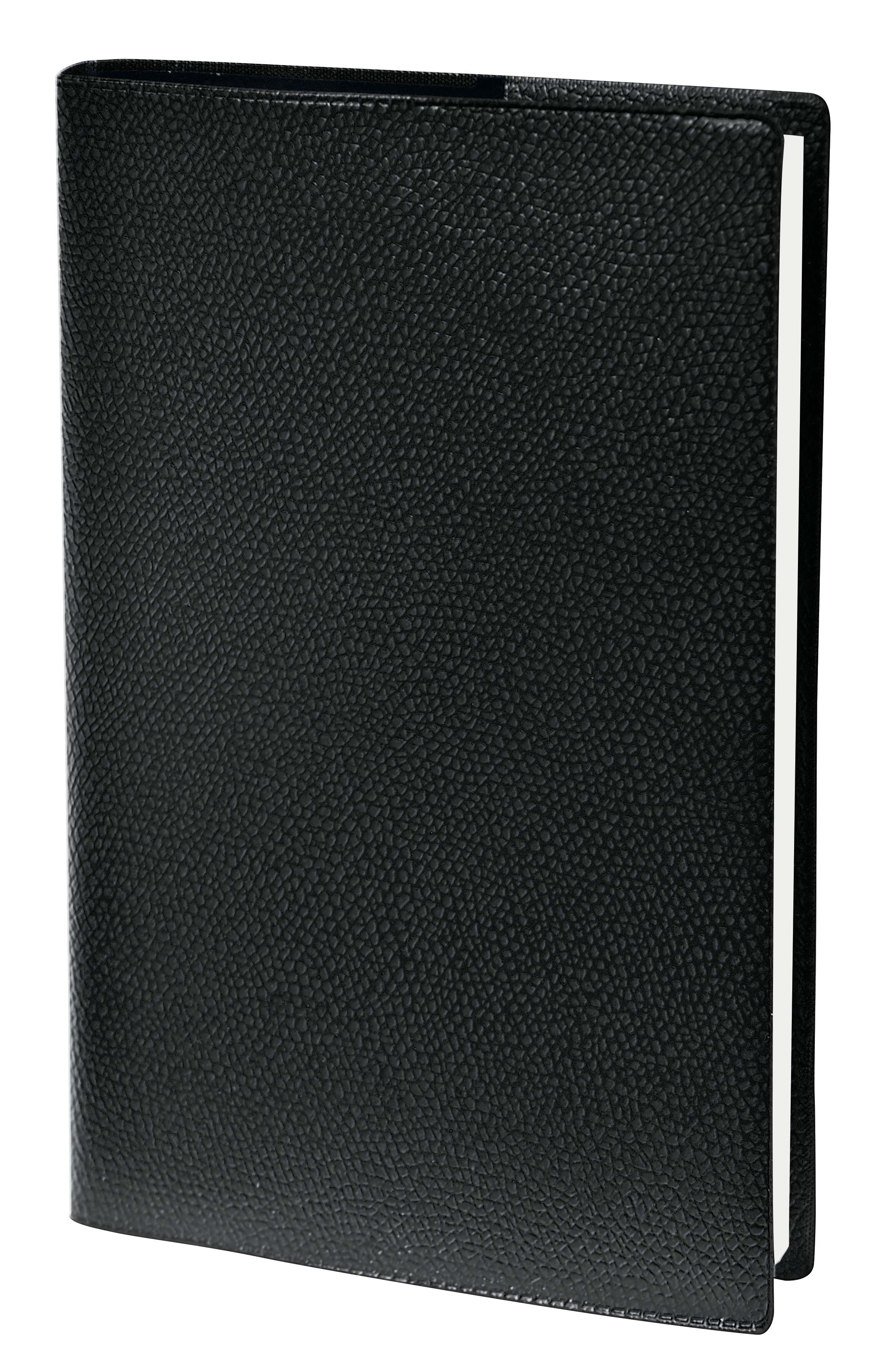 AGENDA QUO VADIS IMPALA PRÉSIDENT SPIRALE 210X270MM 1 SEMAINE 2 PAGES COLORIS NOIR