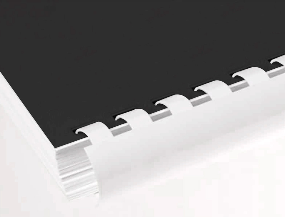 ANNEAU PLASTIQUE  RELIER Q-CONNECT CAPACIT 100F 14MM DIAMTRE COLORIS BLANC BOTE 100 UNITS