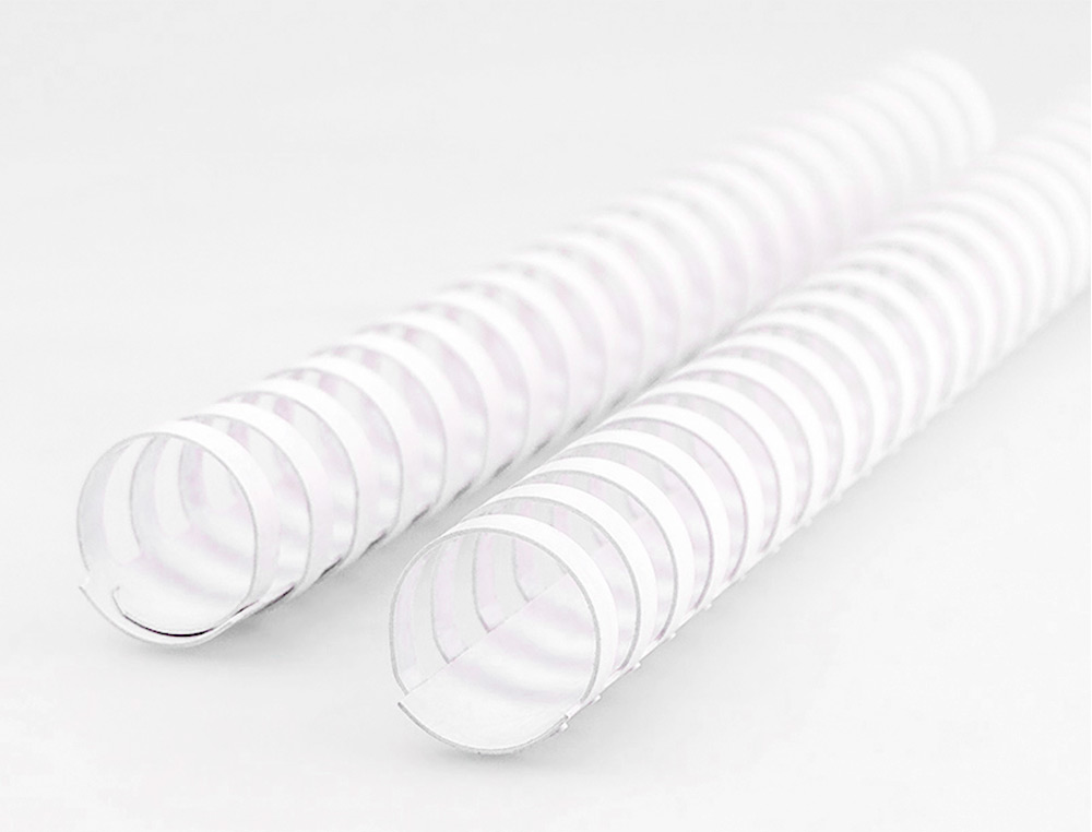 ANNEAU PLASTIQUE  RELIER Q-CONNECT CAPACIT 100F 14MM DIAMTRE COLORIS BLANC BOTE 100 UNITS