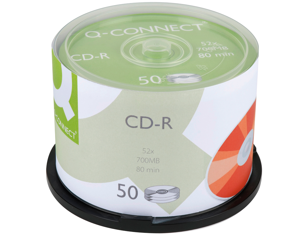 CD-R Q-CONNECT 700MB 80MIN TOUR 50 UNITÉS