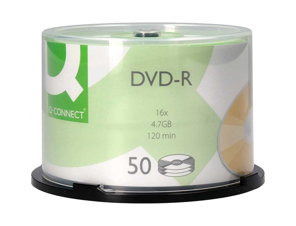 DVD-R Q-CONNECT VITESSE 16X TOUR 50 UNITÉS