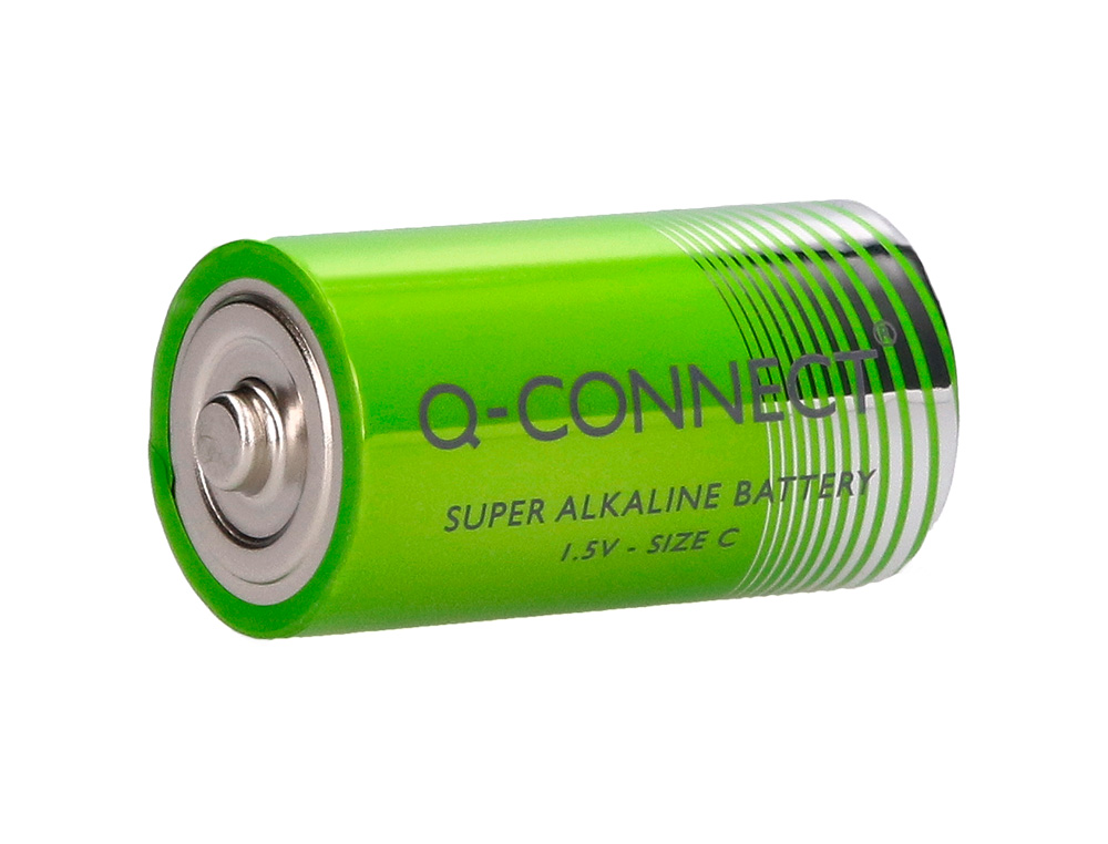 PILE Q-CONNECT CONOMIQUE CAPACIT 1.5V I.C.E. LR14 TAILLE C BLISTER 2 UNITS