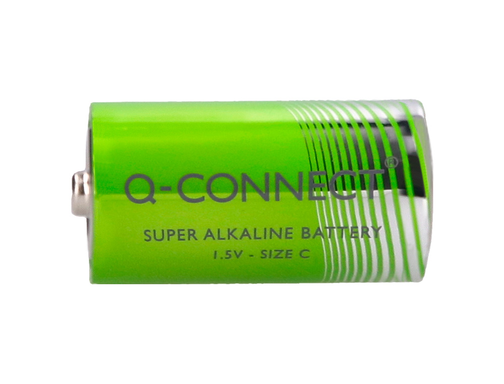 PILE Q-CONNECT CONOMIQUE CAPACIT 1.5V I.C.E. LR14 TAILLE C BLISTER 2 UNITS