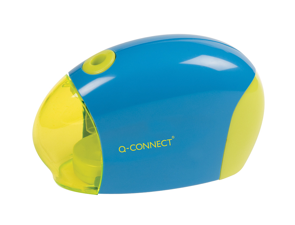 MACHINE TAILLER Q-CONNECT ÉLECTRIQUE ÉCONOMIQUE CRAYON DIAMÈTRE STANDARD FONCTIONNEMENT PILES