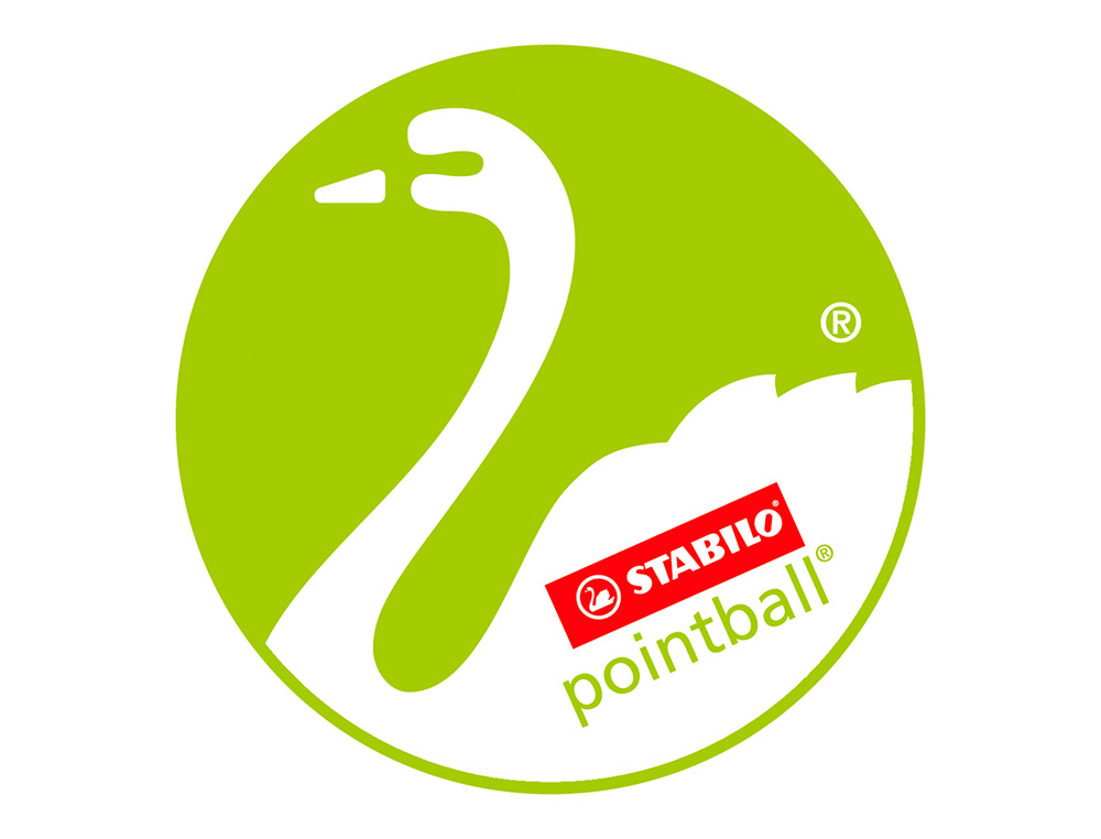 STYLO-BILLE STABILO POINTBALL PLASTIQUE RECYCL 3500M D'CRITURE RECHARGEABLE RTRACTABLE GRIP ANTIDRAPANT NOIR