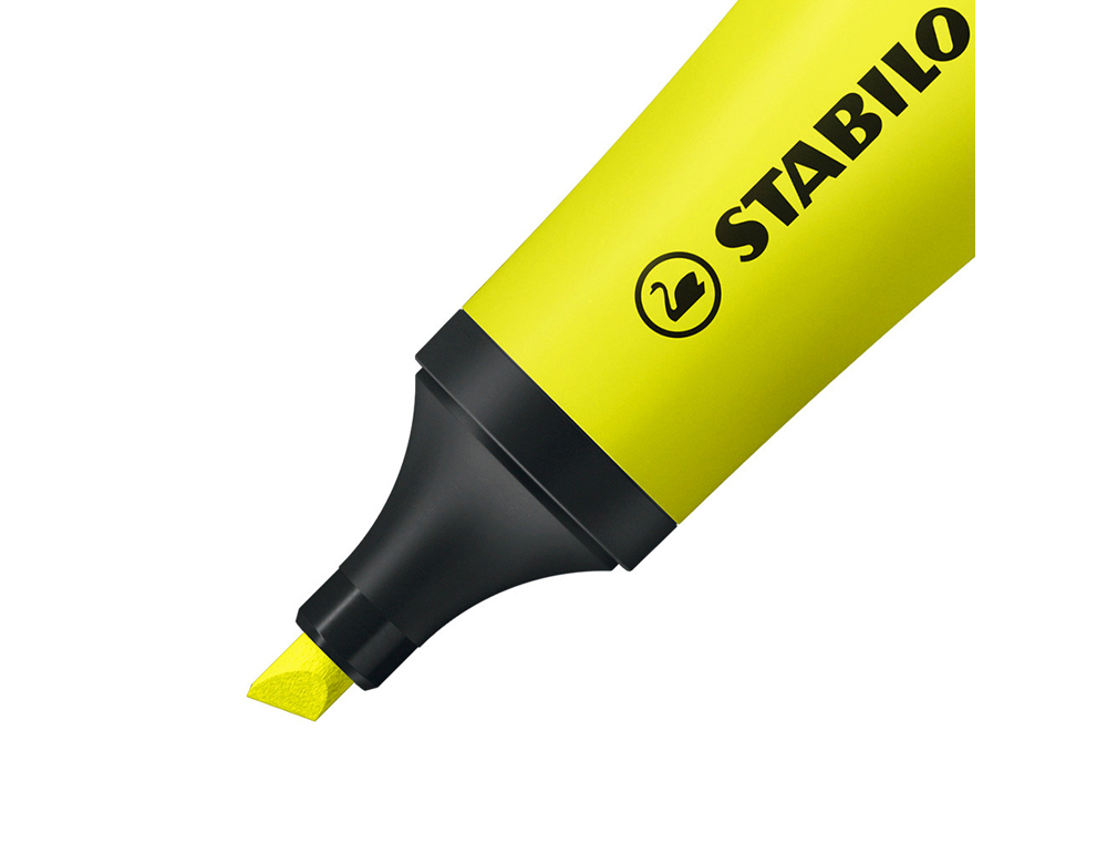 SURLIGNEUR STABILO NON FLUORESCENCE INTENSE SCHE APRS 4H TUBE GLOSS COLORIS JAUNE