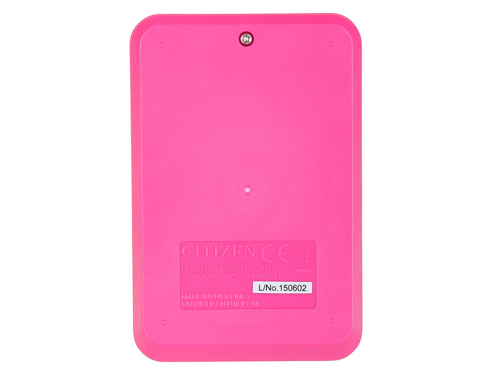 CALCULATRICE CITIZEN LC-110N POCHE 8 CHIFFRES ADDITION SOUSTRACTION MMOIRE PILE 87X58X12MM 31G COLORIS ROUGE