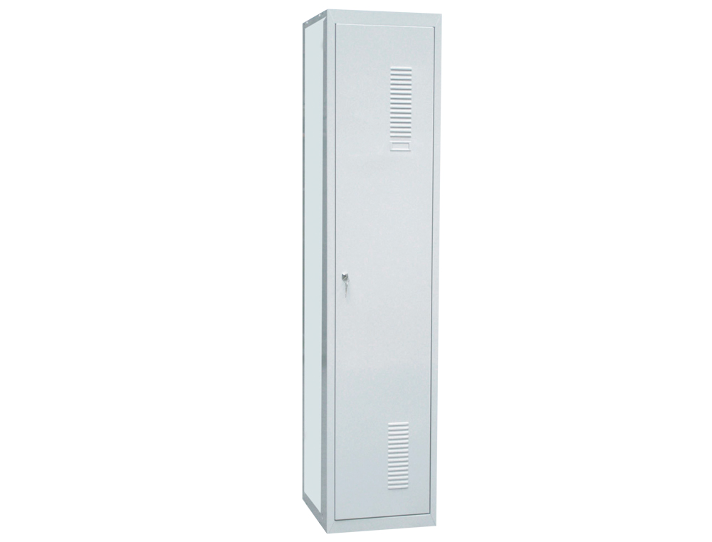CASIER MÉTALLIQUE AR CLEF EXTENSION CÔTÉS LATÉRAUX PEINTURE ÉPOXY RAL 7035 180X50X30CM COLORIS GRIS PERLE