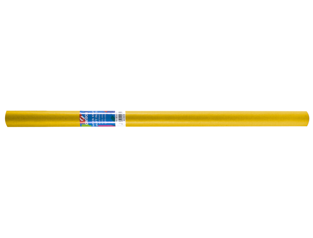 PAPIER KRAFT LIDERPAPEL 65G/M2 UNICOLORE JAUNE OR ROULEAU 1X25M