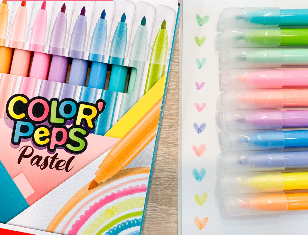 STYLO- FEUTRE MAPED PASTEL POCHETTE DE 10
