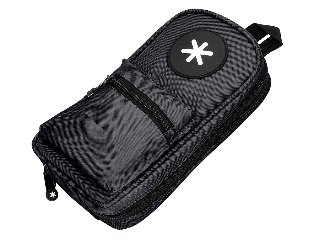 TROUSSE OVALE ANTARTIK AVEC 4 COMPARTIMENTS 230 X 50 X 120 MM NOIR