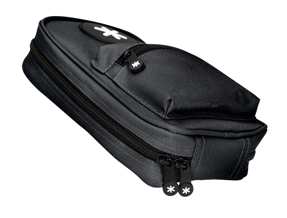 TROUSSE OVALE ANTARTIK AVEC 4 COMPARTIMENTS 230 X 50 X 120 MM NOIR