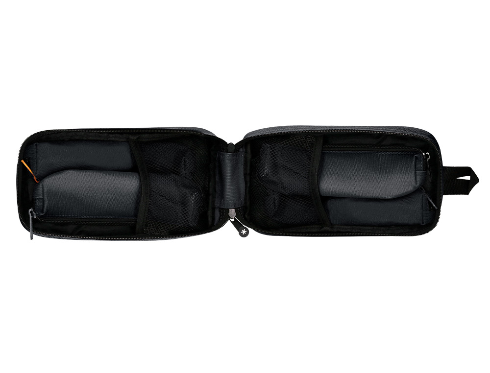 TROUSSE OVALE ANTARTIK AVEC 4 COMPARTIMENTS 230 X 50 X 120 MM NOIR