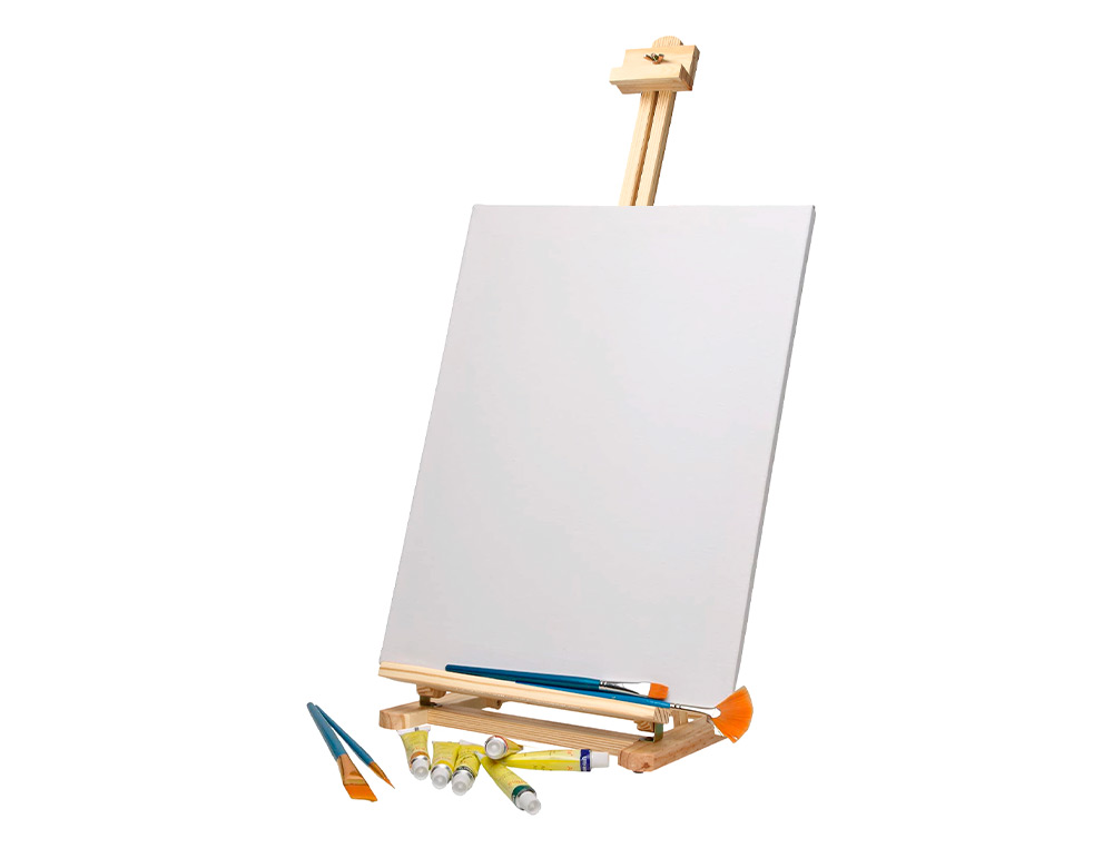 CHEVALET PEINTURE LIDERPAPEL DE TABLE BOIS FSC 80X27,5X30 CM