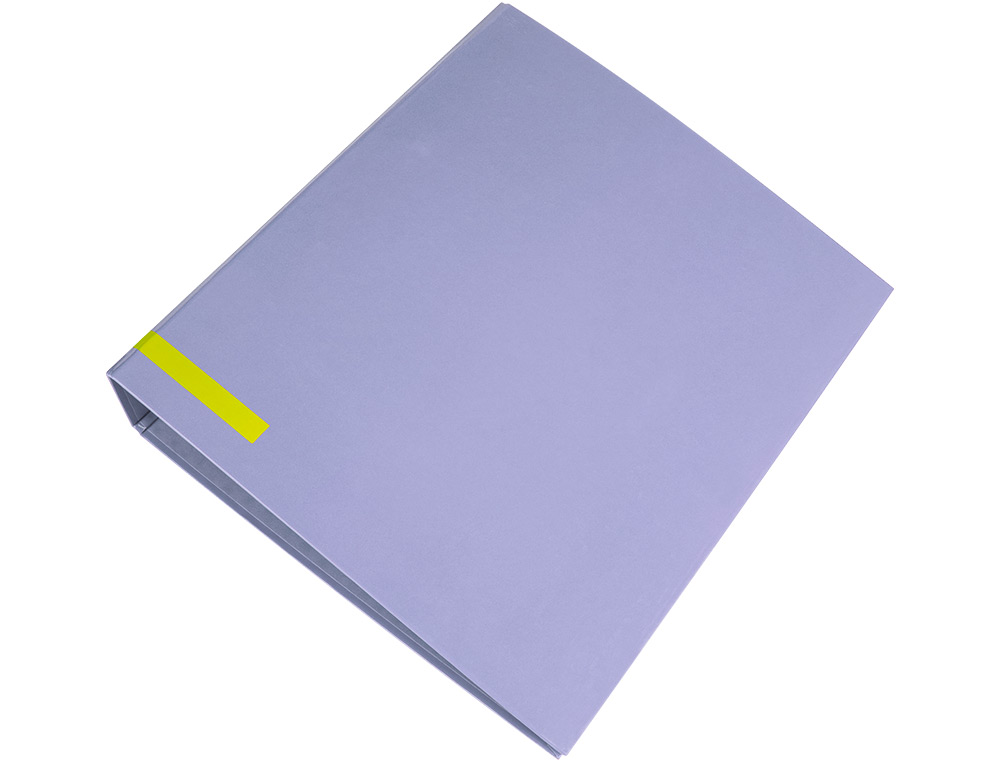 CLASSEUR A LEVIER LIDERPAPEL A4 COLOR SYSTEM DOS DE 80 MM  COLORIS LAVANDE