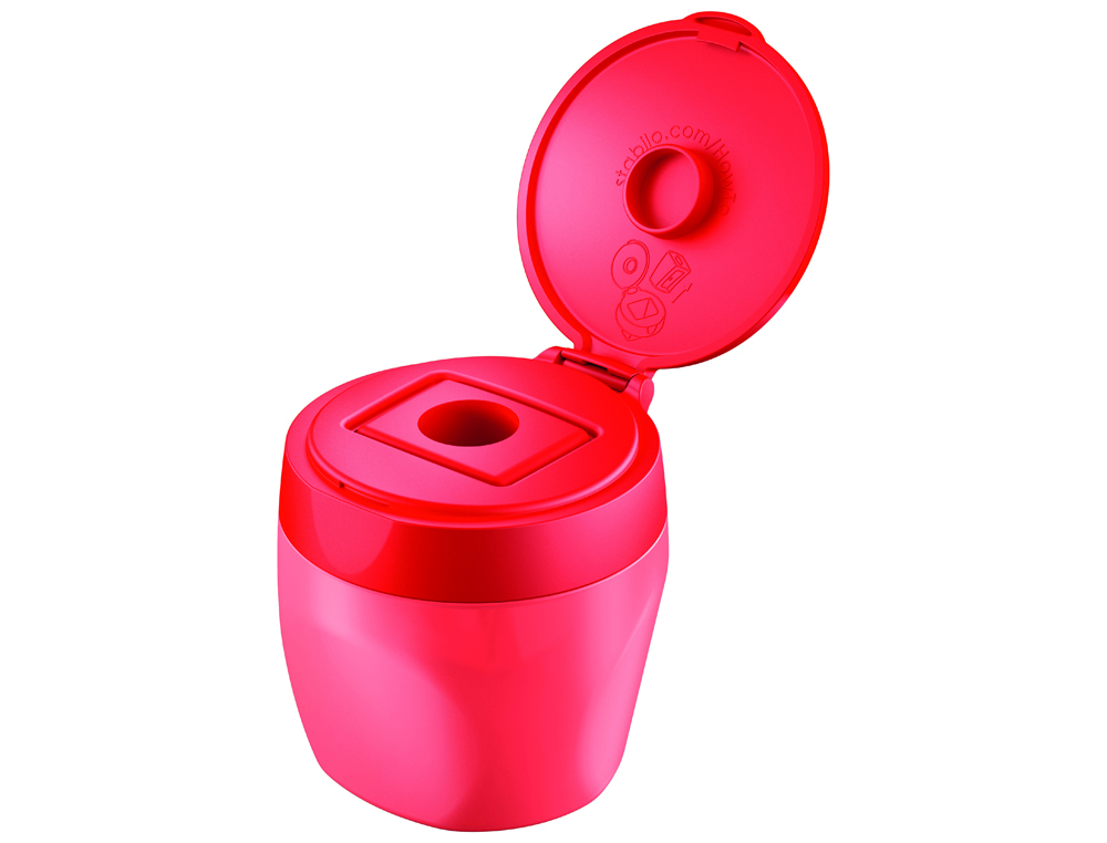 TAILLE-CRAYON STABILO RESERVOIR WOODY 3 IN 1        COLORIS ROUGE
